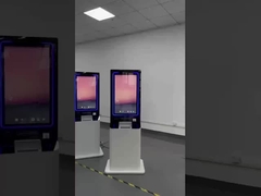 32 Inch Self Service Digital Display Touch Screen Kiosk Dengan Printer A5