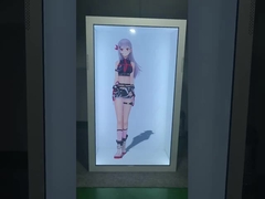 50 Inch Transparan LCD Showcase Windows Android Sistem LCD Display Box