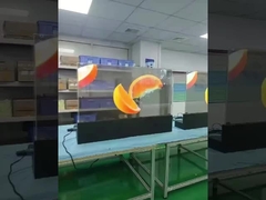 Desktop 55 Inch OLED Transparan Screen Otomatis Meningkat Turun Tampilan