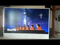 Dinding LCD TV komersial 46 Inch 1.8mm Lantai berdiri Periklanan Splicing Wall