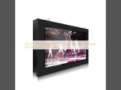 43 Inch Wall Mounted Outdoor Advertising Screen Display Dengan Jaringan 4G Android
