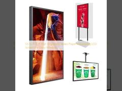 55 Inch 16:9 High Brightness Video Player Iklan Layar LCD Untuk jendela toko