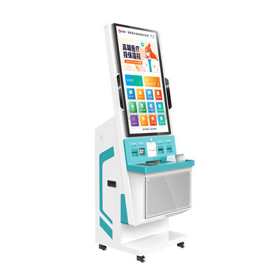 32 Inch CE Medical Billing Touch Screen Kiosk dengan Capacitive Touch untuk Check In Rumah Sakit