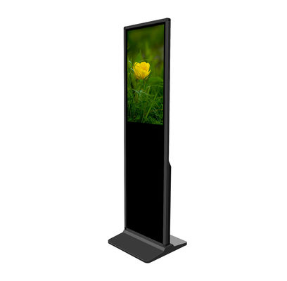 32 Inch Vertikal layar sentuh Informasi Kiosk Free Standing Display