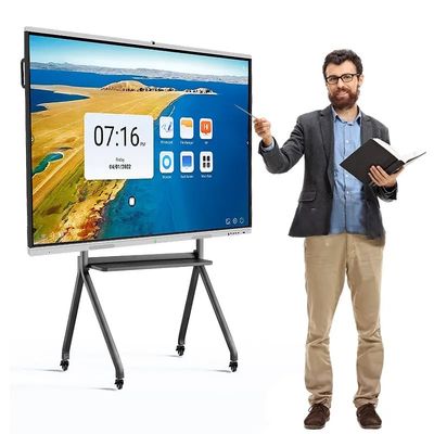 Semua dalam satu 98 Inci Digital Interaktif Whiteboard Multi Bahasa Untuk Sekolah
