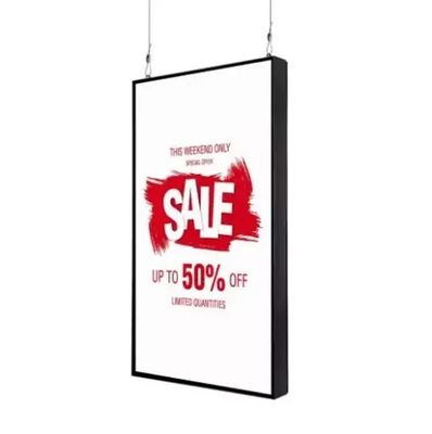 55 Inch Digital Signage LCD Monitor 3000nits High Bright Penampilan Jendela Iklan