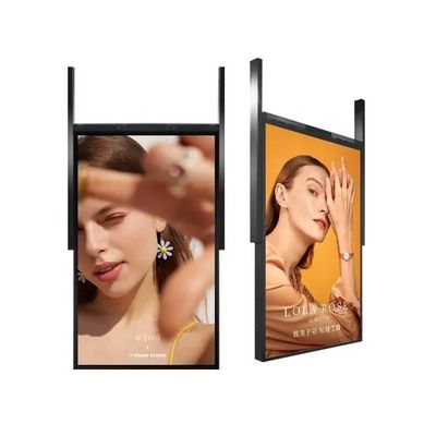 65 Inch Sunlight Dibaca Digital Signage Display dengan 3000nits Kecerahan Tinggi untuk Iklan Indoor