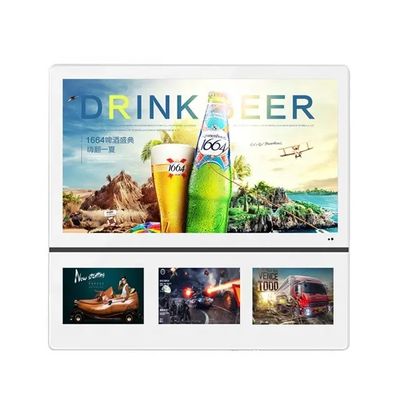 1920x1080 Lift Screen Iklan Dual Screen 32 Inch LCD Display Untuk Lift