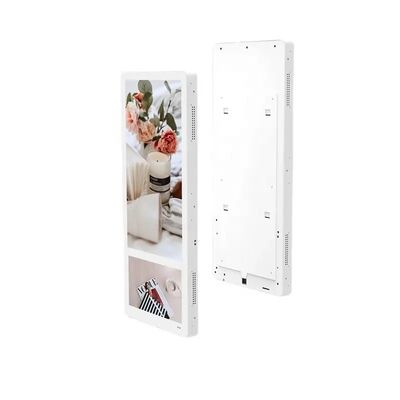 Layar Iklan Lift 21,5 Inci + 11,6 Inci dengan Resolusi 1920*1080 Paduan Aluminium dan Sudut Pandang 178°
