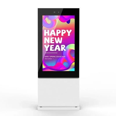 Periklanan Luar Ruang Digital yang berdiri sendiri Layar Layar Anti Ledakan 32 inci 43 inci