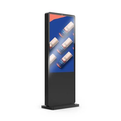 65 Inch LCD Screen Periklanan Outdoor Player Kecerahan Tinggi Tingkat Perlindungan IP65