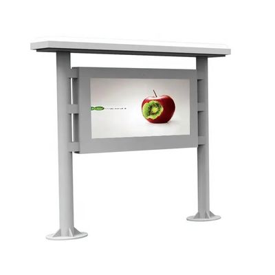 Layar sentuh Iklan Luar Layar Tampilan Kiosk IP65 Waterproof Standing