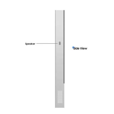 65 Inch Outdoor Advertising Screen Display Kiosk Cahaya Tinggi Digital Signage