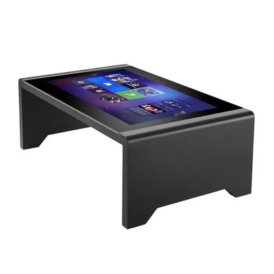 43 Inch Digital Capacitive Touch Screen Meja Permainan Dengan Kaca Baja Rostless