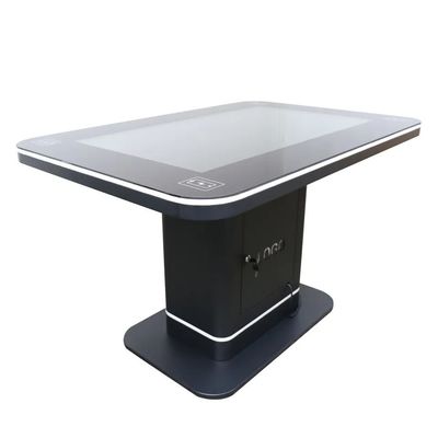 Smart Gaming Desk Tabel layar sentuh interaktif 500 Nits Untuk pusat perbelanjaan