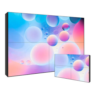 46 Inch LCD Splicing Wall Video Wall dengan Ultra Narrow Edge 3.5mm dan 1920x1080 Resolusi