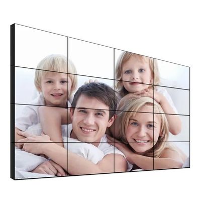 49 Inch LCD Splicing Wall Video Wall Display dengan Ultra Narrow Bezel 3.5mm dan 500cd/m2 Kecerahan