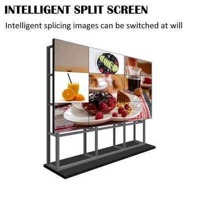 55 Inch LCD Splicing Wall dengan Resolusi 4K dan Narrow Edge Display untuk Aplikasi Video Wall