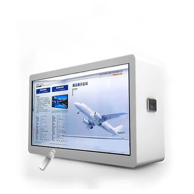 43 Inch Smart Transparent LCD Showcase dengan Resolusi 1920*1080 dan 450cd/m2 Brightness Digital Signage Box