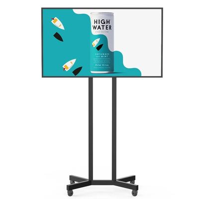 125W Layar Iklan LCD Metal dengan Resolusi 1920x1080 untuk Papan Tanda Digital Komersial