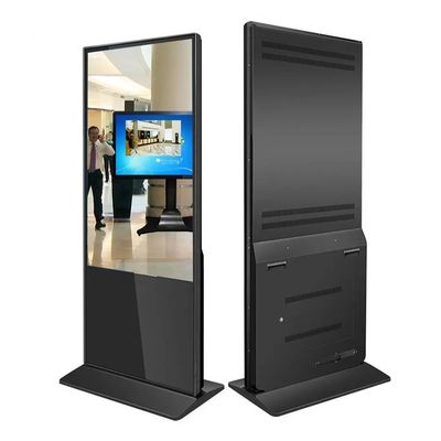 OEM Free Standing LCD Advertising Display Sistem Android Portable 43 Inch