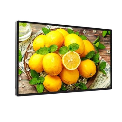 98 Inch Wall Mounted LCD Advertising Display dengan resolusi 1920 x 1080 dan perlindungan IP55 IP65