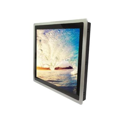 Monitor Layar Sentuh Industri 19 inci dengan Tahan Air IP65 dan Layar Sentuh Kapasitif 10 Titik