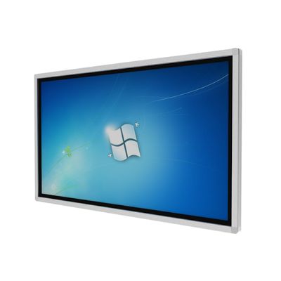55 Inch Layar Sentuh Kios Digital dengan Sentuhan Inframerah dan Sistem Operasi Windows Komputer All In One