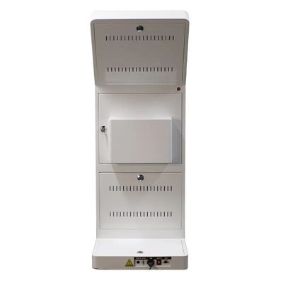 21.5 inci lantai berdiri layar sentuh Kiosk dengan IC Card Reader dan QR Code Scanner