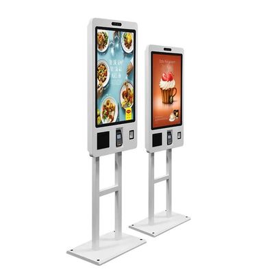 21.5 Inch Wall Mounted Capacitive Touch Screen Self Service Kiosk Pemesanan