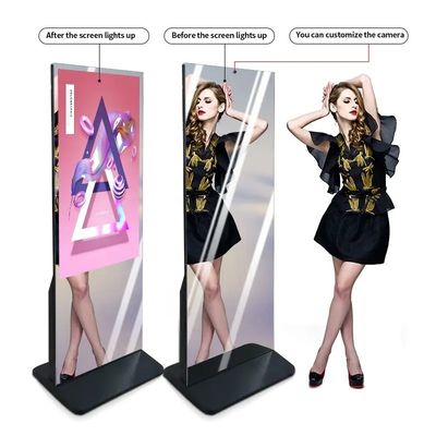 Indoor Gym Smart Magic Mirror Touch Screen 43 Inch Android Digital Display