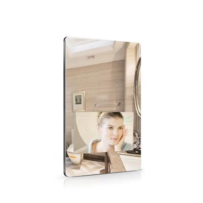 21.5 Inch Wall Mounted Smart Mirror with Capacitive Touch Screen untuk Iklan dan Makeup
