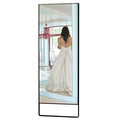 43 Inch Smart Fitness Mirror dengan Android 7.1 RK3288 dan Display Iklan LCD Cerah Disesuaikan