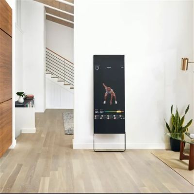43 Inch Smart Fitness Mirror dengan Android 7.1 RK3288 dan Display Iklan LCD Cerah Disesuaikan