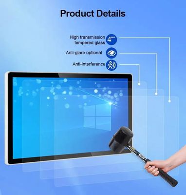 15.6 Inch Capacitive Touch Screen Monitor dengan Resolusi 1920x1080 dan Multi-Touch untuk Tampilan Industri