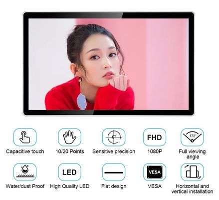 15.6 Inch Capacitive Touch Screen Monitor dengan Resolusi 1920x1080 dan Multi-Touch untuk Tampilan Industri