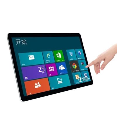 Monitor Layar Sentuh Kapasitif 24 Inci dengan Layar LCD Resolusi 1920x1080 untuk Penggunaan Industri