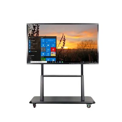 55 Inci Smart Touch Screen Interaktif Flat Panel dengan Rasio Aspek 16:9 dan Sentuhan 10 Titik