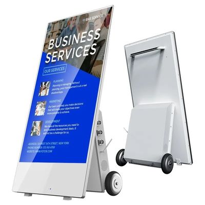 Digital Outdoor Advertising Screen Display 43 inci Baterai Berkualitas 1500 nits
