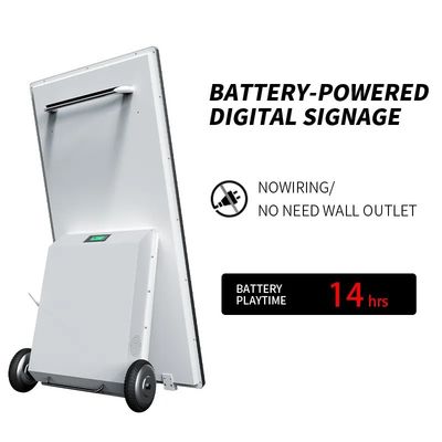 Digital Outdoor Advertising Screen Display 43 inci Baterai Berkualitas 1500 nits