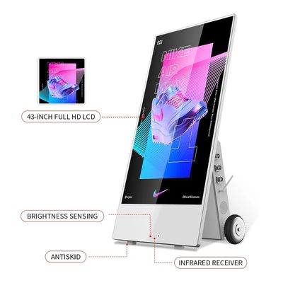 Digital Outdoor Advertising Screen Display 43 inci Baterai Berkualitas 1500 nits
