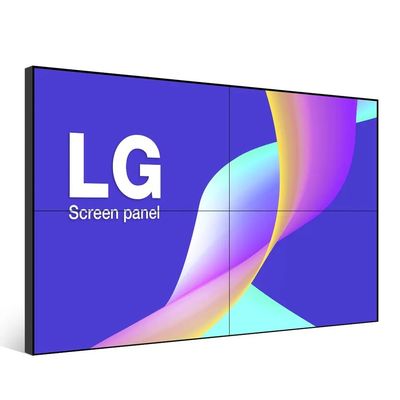 75 Inch LCD Splicing Wall Video Wall dengan Kecerahan Tinggi dan Sudut Pandang Lebar untuk Digital Signage