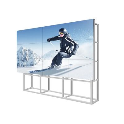 75 Inch LCD Splicing Wall Video Wall dengan Kecerahan Tinggi dan Sudut Pandang Lebar untuk Digital Signage