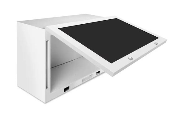 50 Inch High Transparency Transparent LCD Showcase dengan Sistem Android Layar Sentuh Kotak Display
