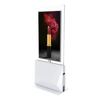 55 Inci Showcase LCD Transparan dengan Resolusi 1920 x 1080 dan Layar OLED Berdiri Lantai