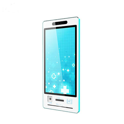24 Inch Capacitive Touch Screen Self Service Kiosk dengan PC Industri untuk Pemeriksaan Medis