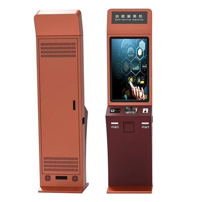 Standing lantai disesuaikan Kapasitif layar sentuh Kiosk - Self Service Digital Signage Solusi