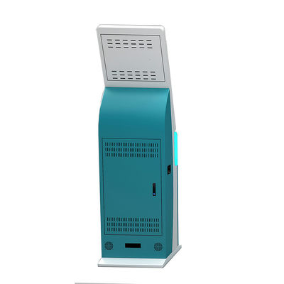32 Inch Self Service Touch Screen Kiosk Dengan A5 Printer dan Barcode Scanner