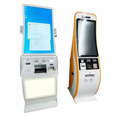 Kios Mandiri Layar Sentuh Perawatan Rendah Perangkat Lunak yang Dapat Disesuaikan dengan Layar 43 inci/32 inci
