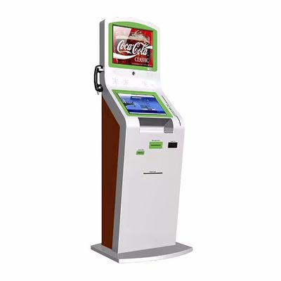 Display yang dapat disesuaikan dengan layar sentuh Kios Self Service Untuk Pembayaran Uang Tunai Dan Perangkat Lunak